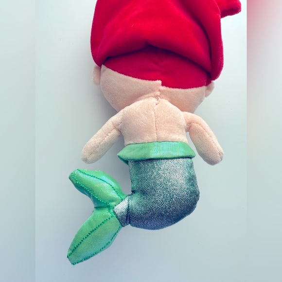 Disney Little Mermaid Ariel Plush Coin Purse with Chain Handle - Picture 7 of 9